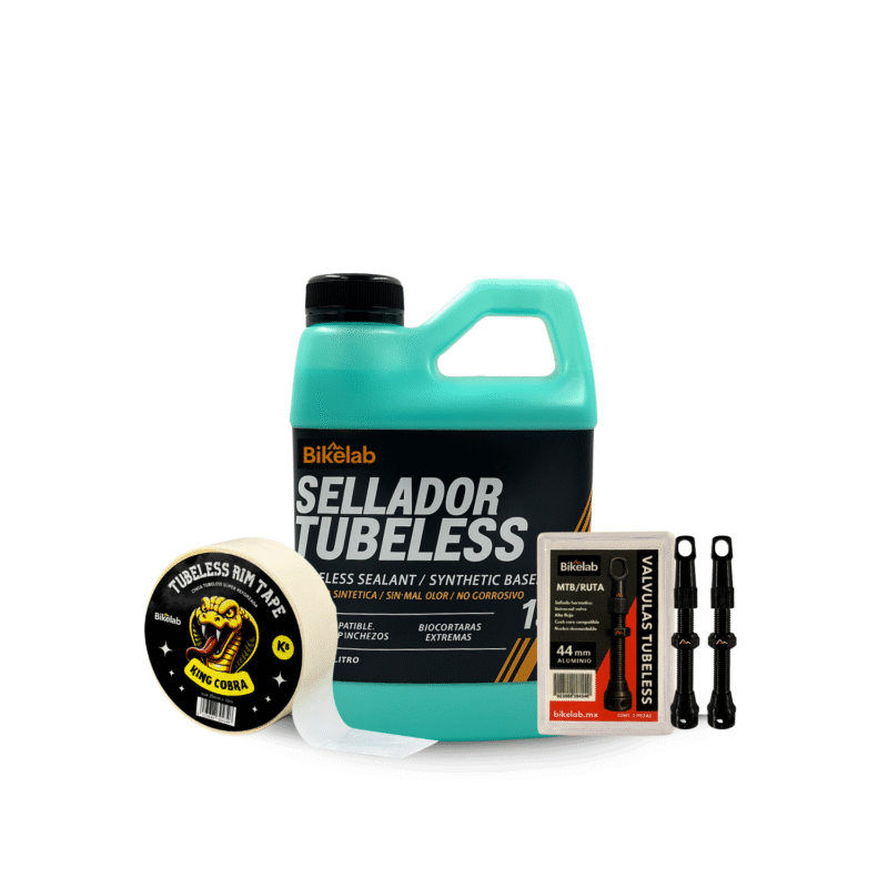Kit Pro Tubeless Bikelab Sellador + Cinta 35mm + 2 Valvulas