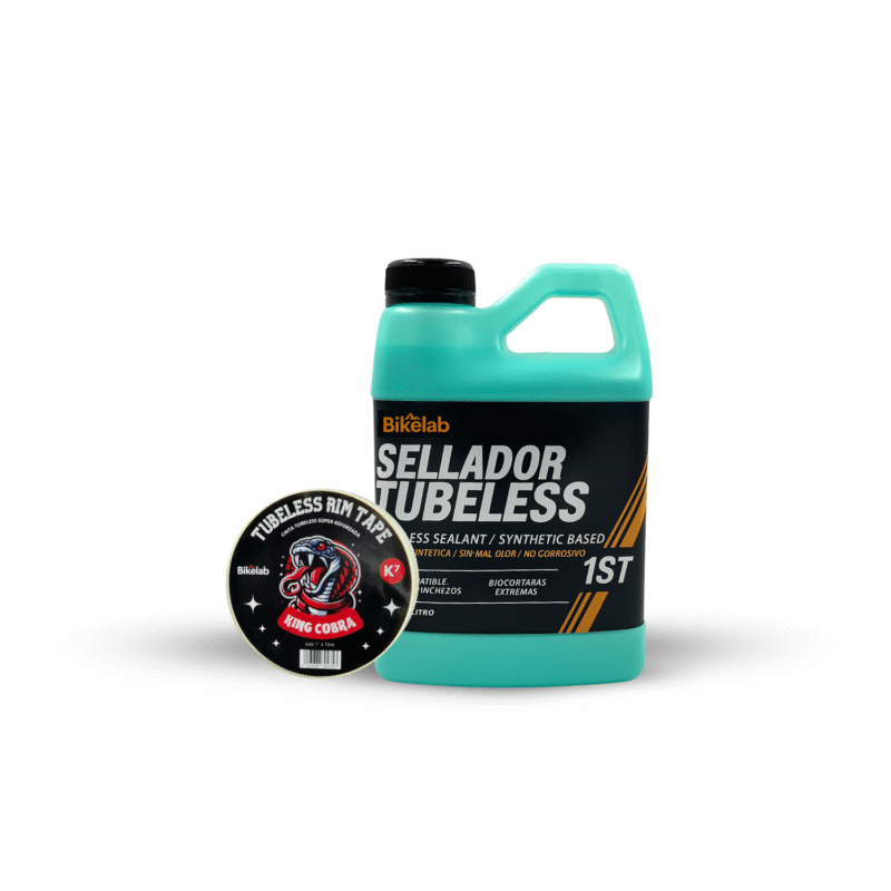 Kit Pro Tubeless Sellador 1 Litro + Cinta Tubeless Bikelab 25mm