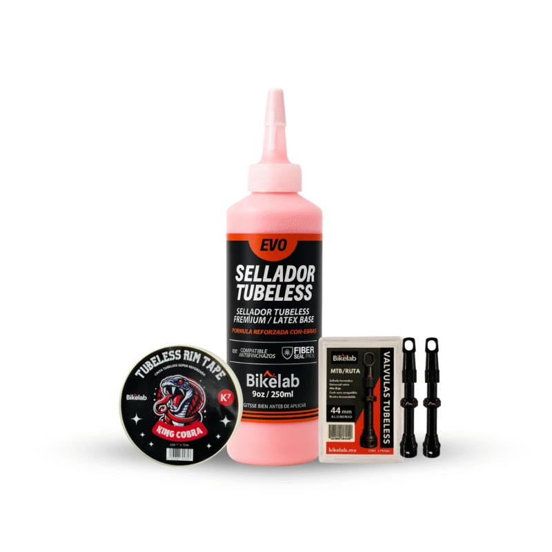 Kit Tubeless Evo Fiber Bikelab 250 + Cinta 25mm + 2 Valvulas