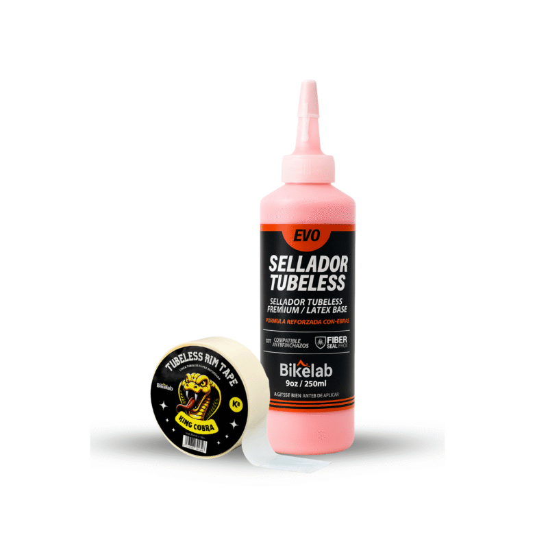 Kit Tubeless Bikelab Sellador 250ml + Cinta 35mm + 2 Valvula